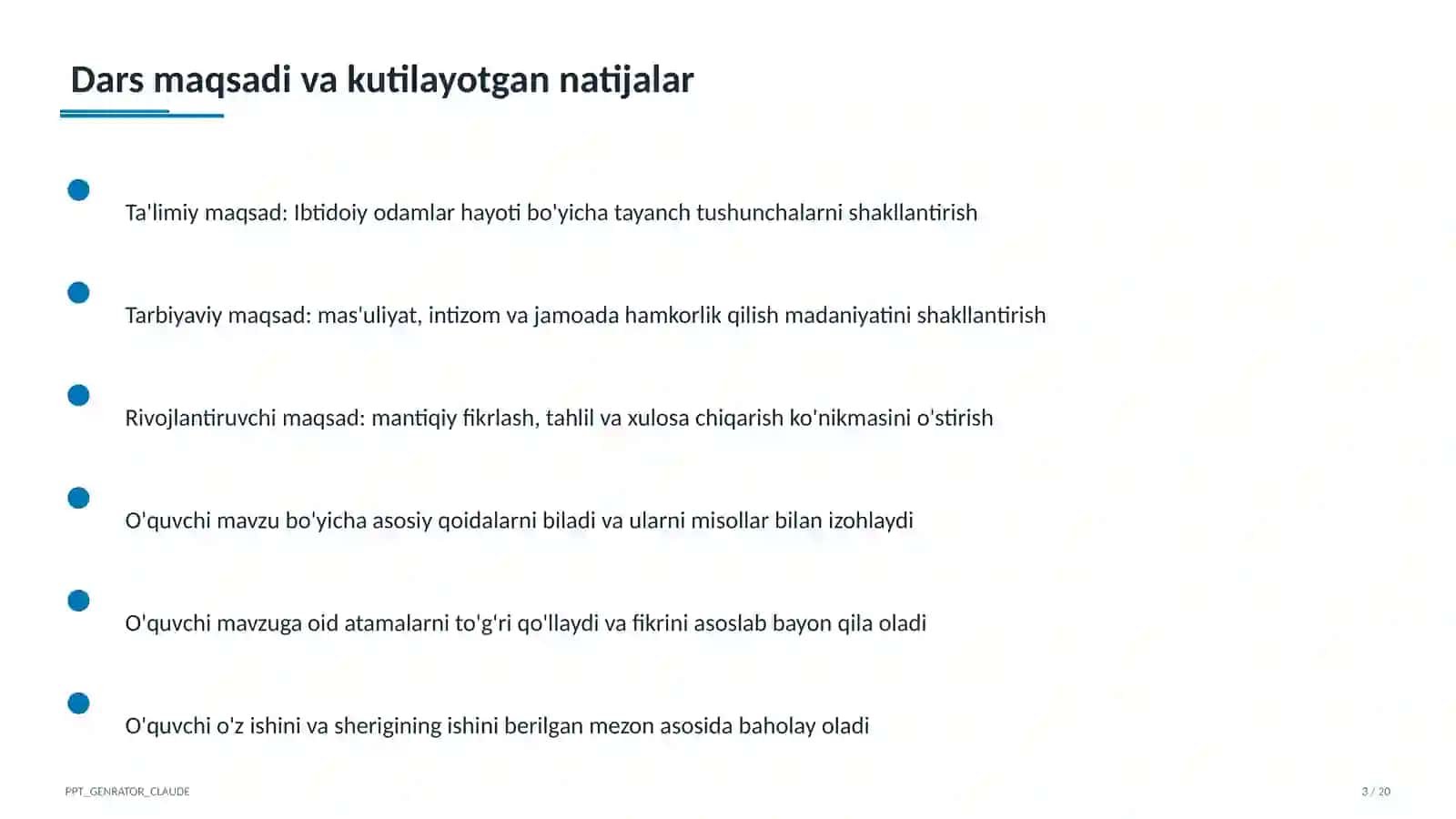 Ibtidoiy odamlar hayoti (5-sinf) 3