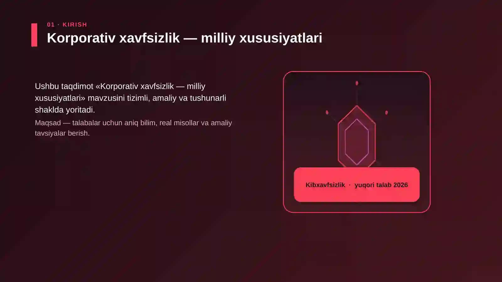 Korporativ xavfsizlik — milliy xususiyatlari 3