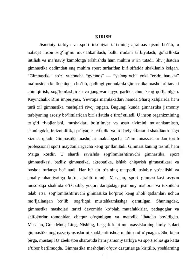 Gimnastikaning tarixi va umumiy tasnifi 3