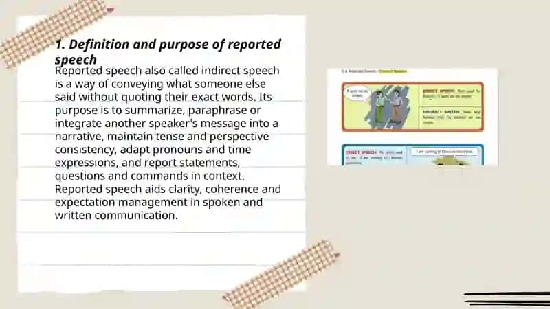 Reported Speech 3