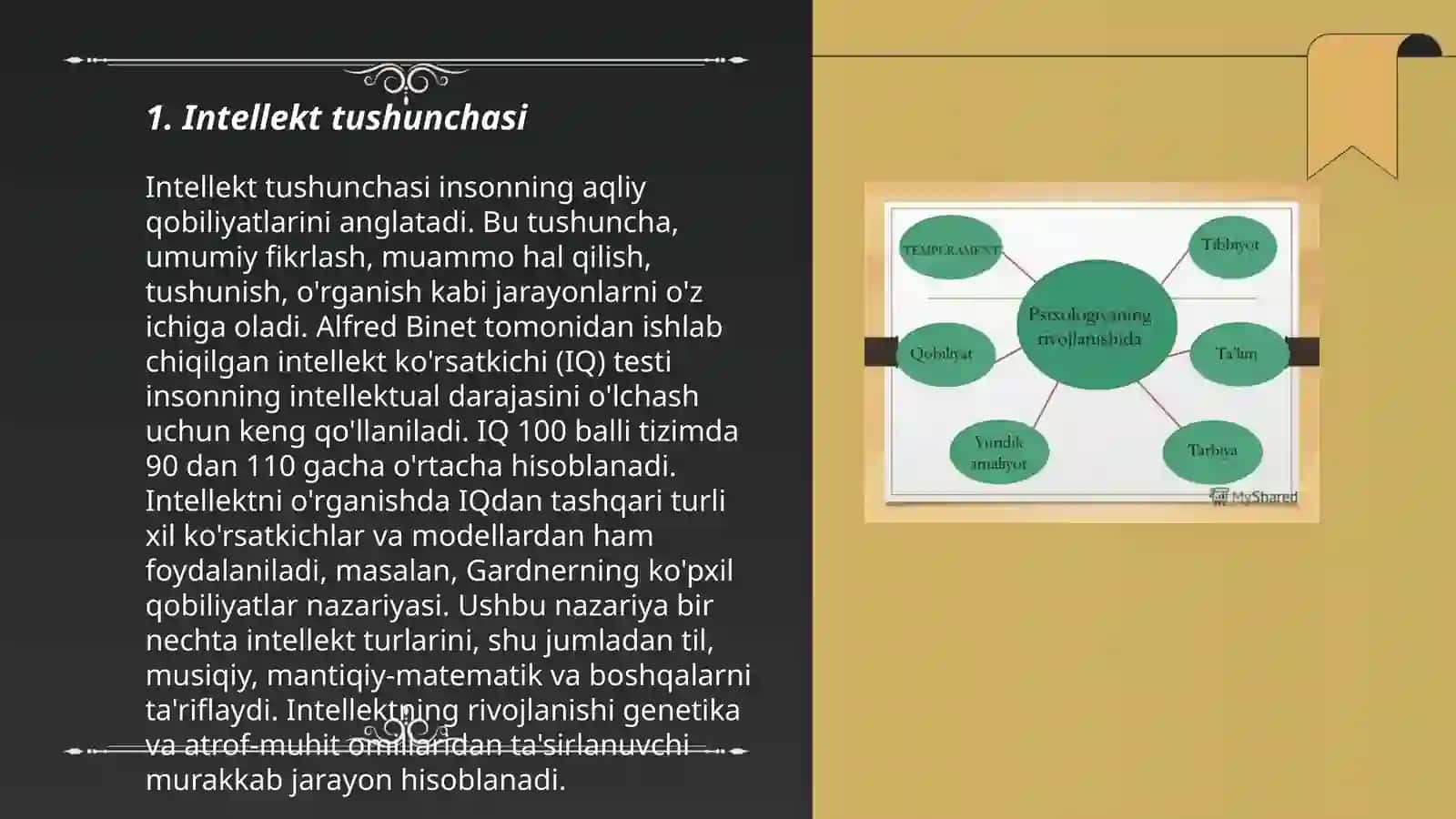 Intellekt psixologiyasi obekti va predmeti 3