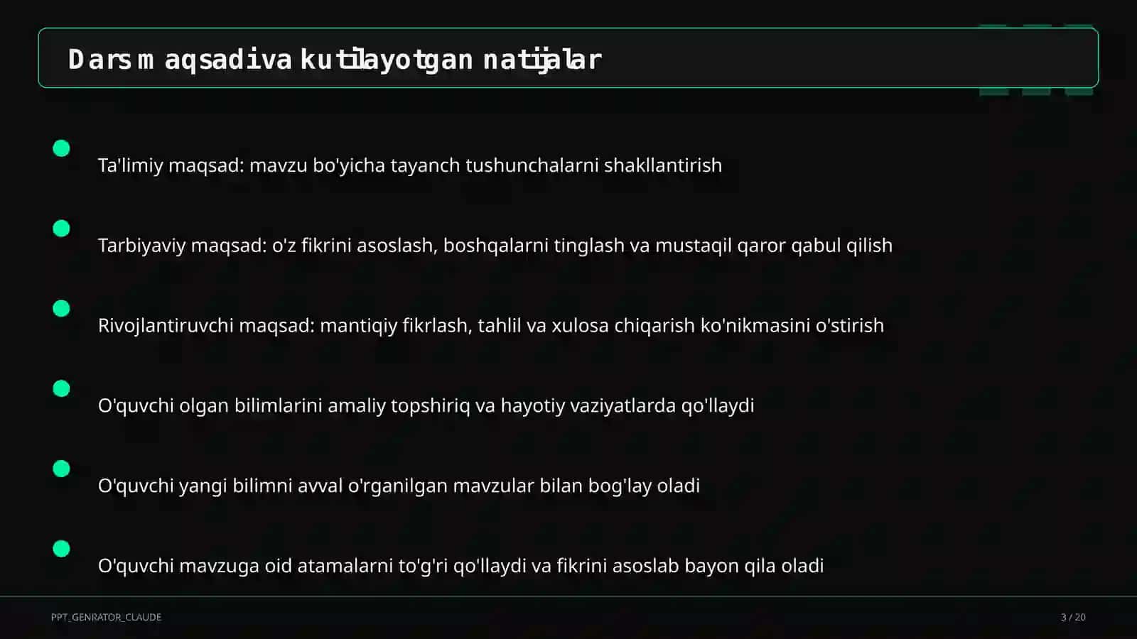 Baliqlar va suvda hamda quruqlikda yashovchilar (7-sinf) 3