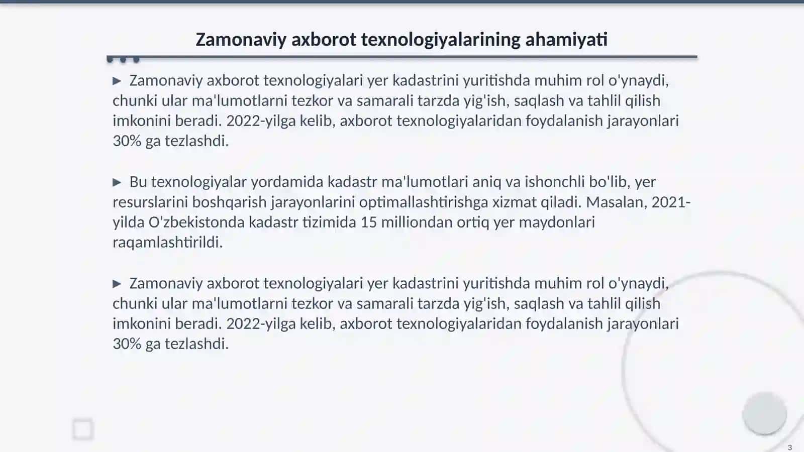 Zamonaviy axborot texnologiyalari 3
