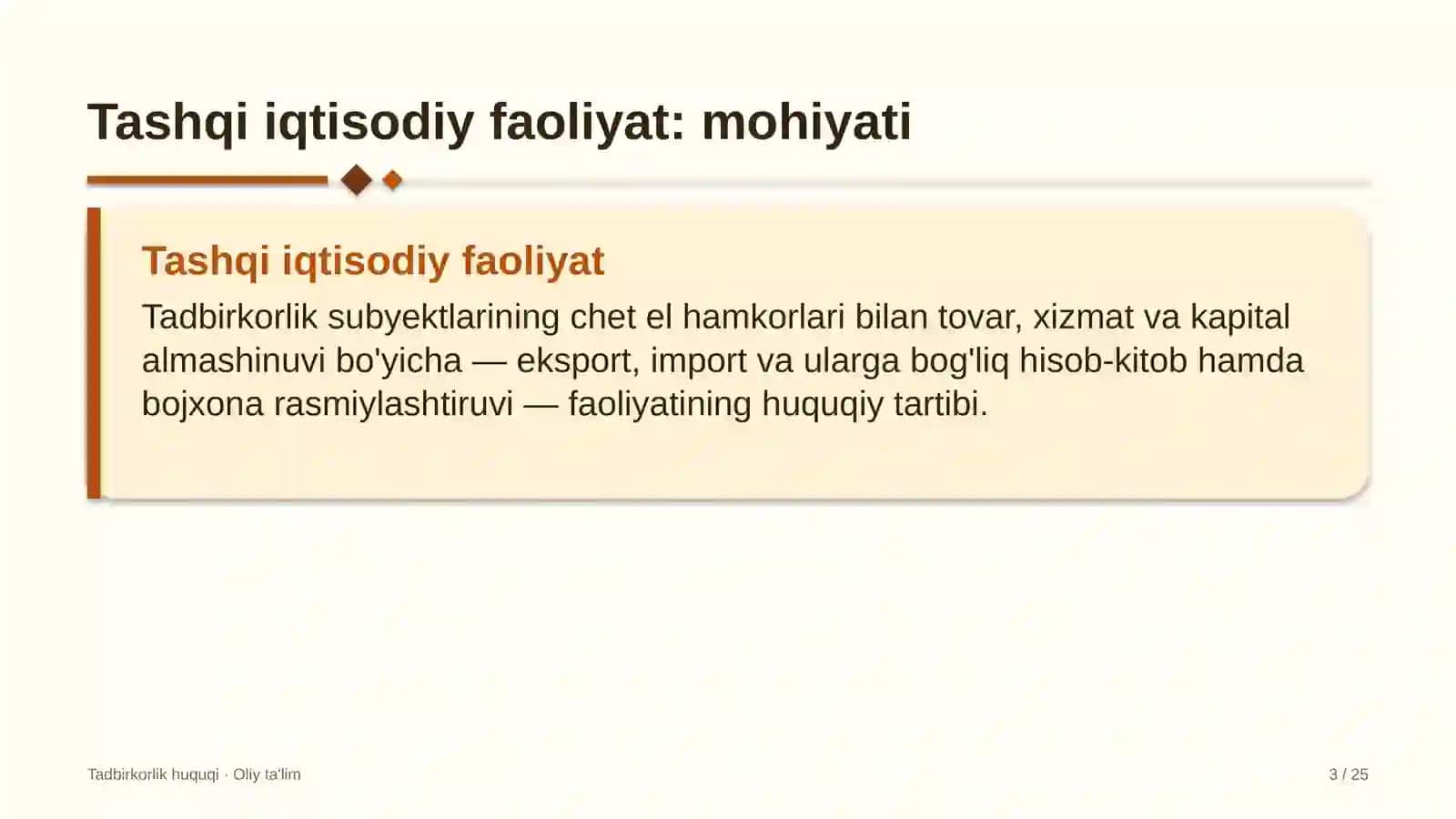 Xususiy bog'chalarda tashqi iqtisodiy faoliyat 3