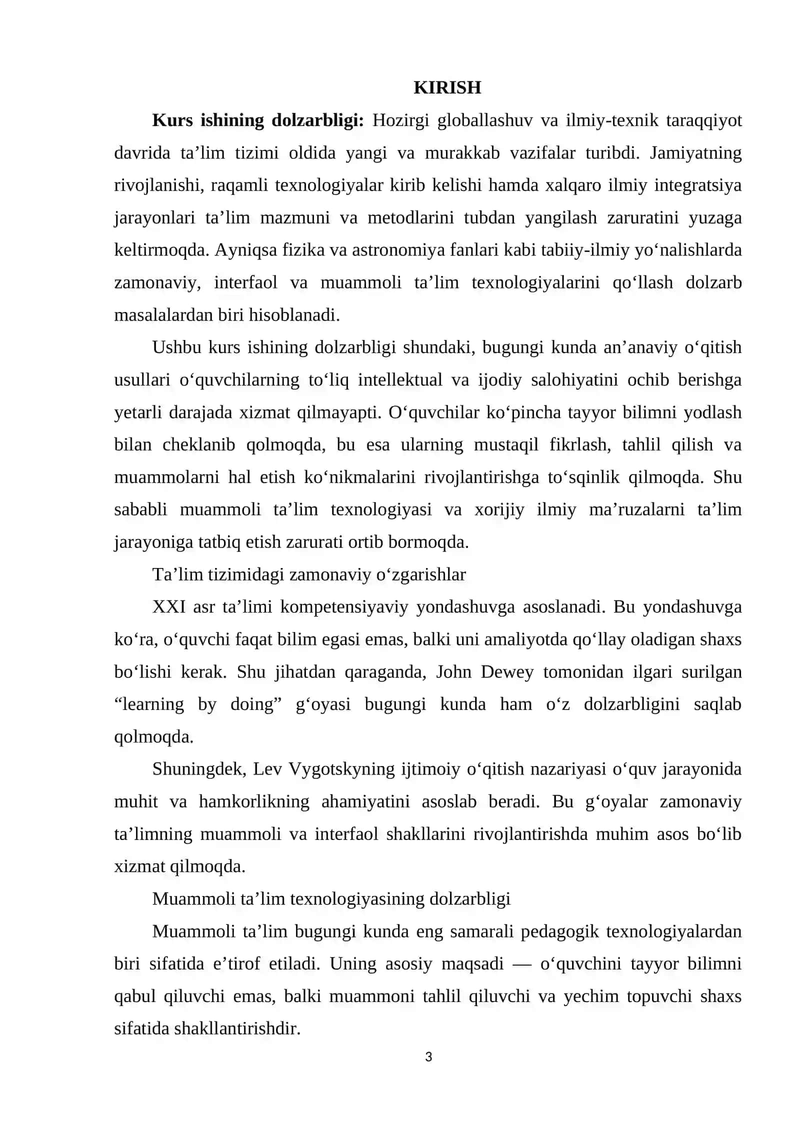 Xorijiy davlatlar olimlari ma’ruzalarini o‘rganish va ta’lim jarayonida qo‘llash 3