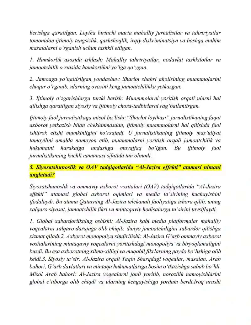 OAV fanidan yakuniy nazorat savollari javoblari bilan 3