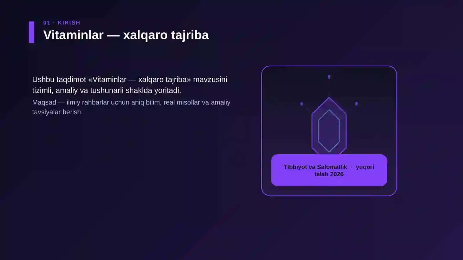 Vitaminlar — xalqaro tajriba 3