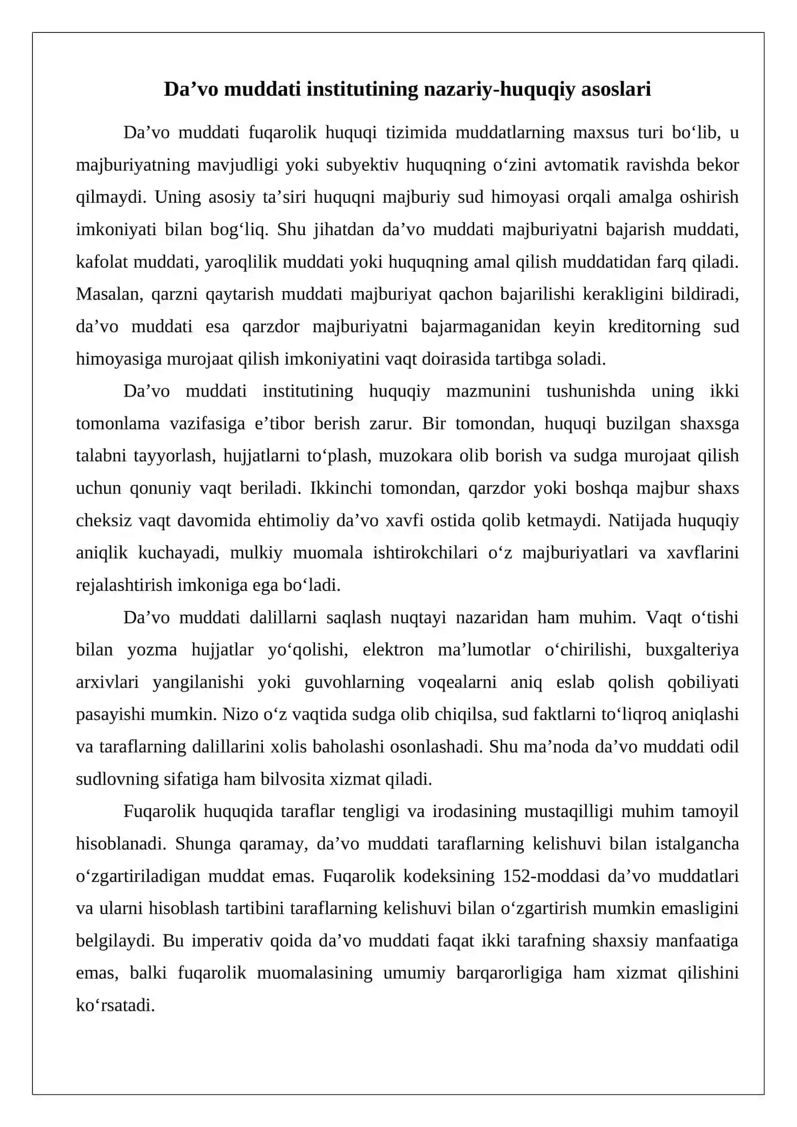 Da’vo muddati 3