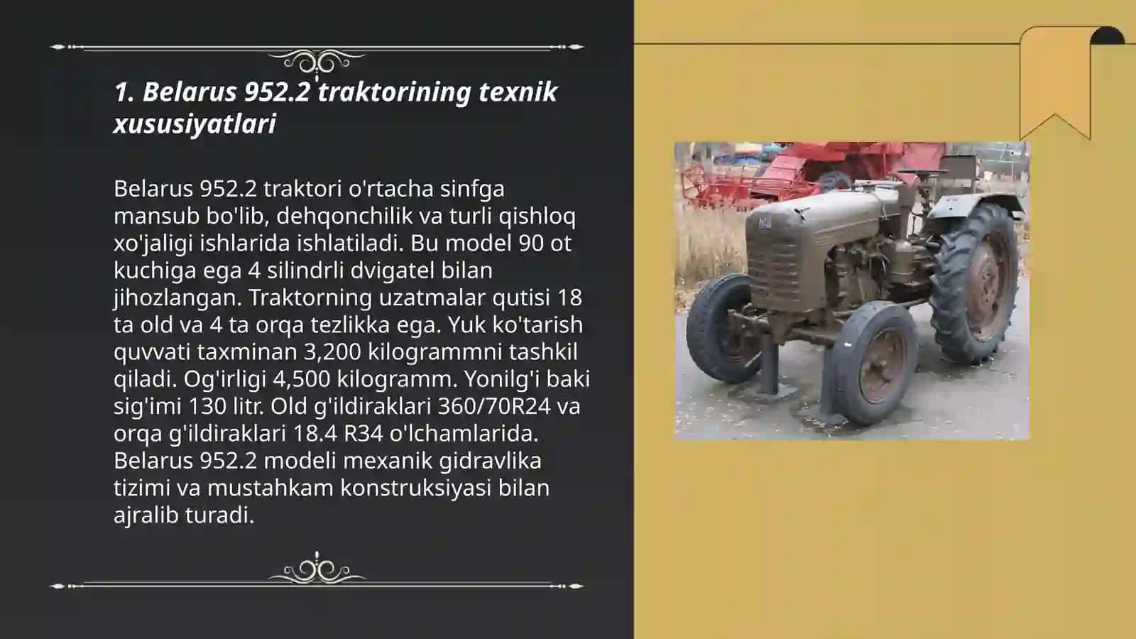 Belarus 952.2 traktori 3