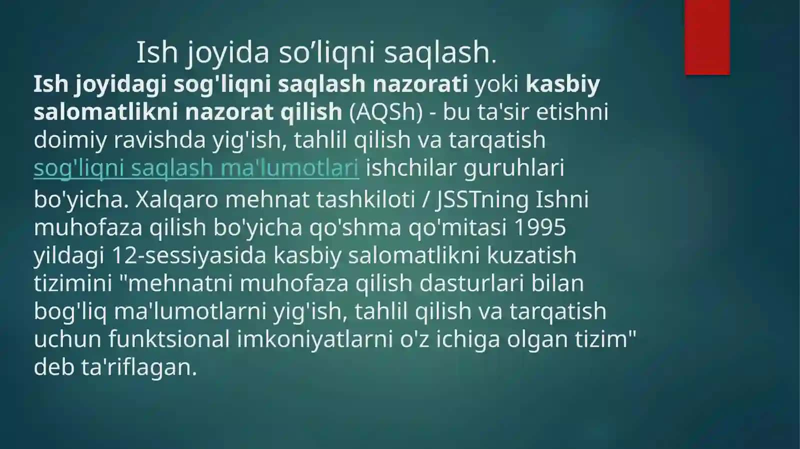 Ishjoydasog’likvaxavfsizliknita’minlash.Ishberuvchiningmajburiyatlari 3
