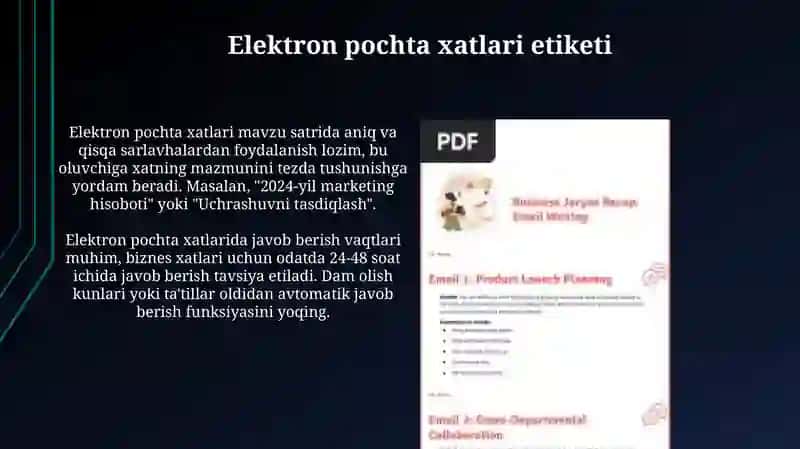 Elektron pochta va ijtimoiy tarmoqlarda yozish va muloqot etikasi 3