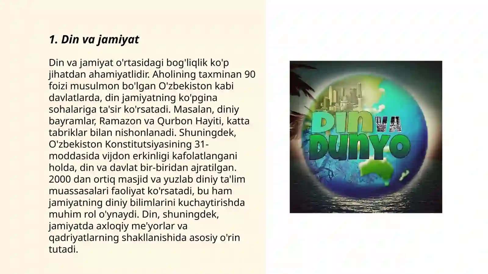 Din va jamiyat 3