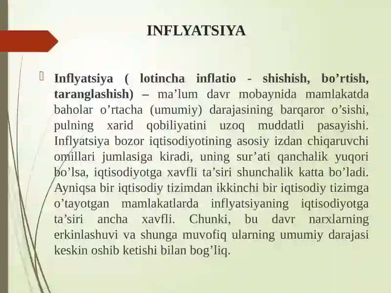 INFLYATSIYA VA ANTIINFLYATSIYA SIYOSATI 3