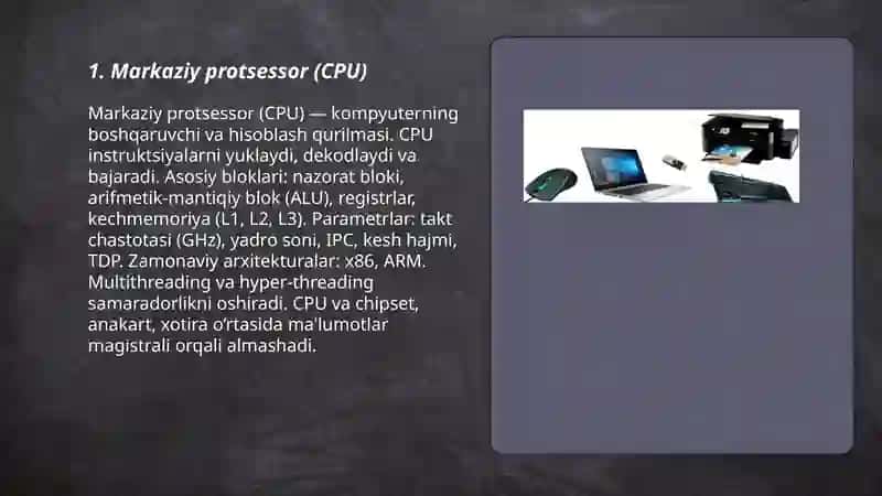 Kompyuter qurilmalari 3