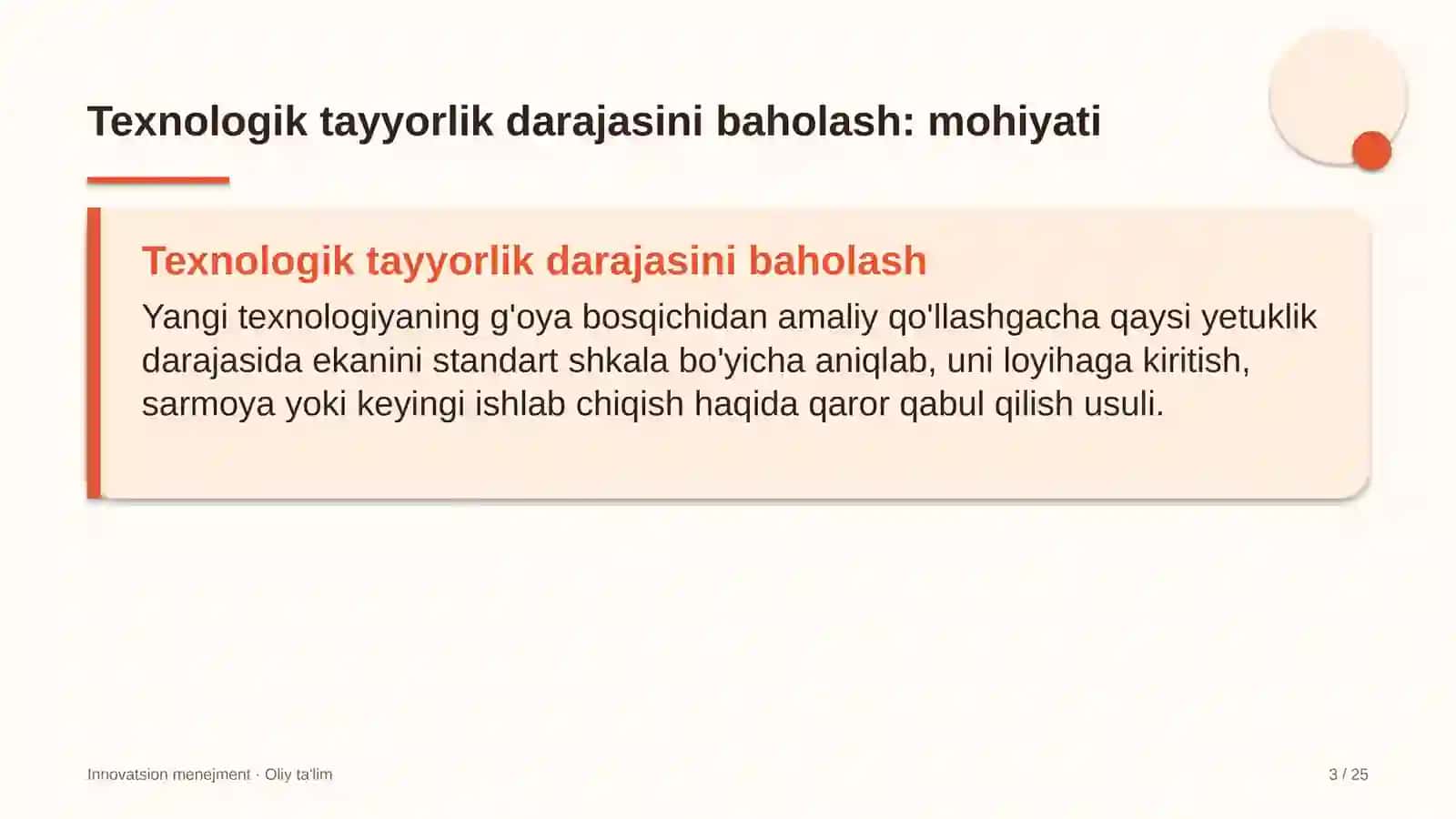 Limonchilikda texnologik tayyorlik darajasini baholash 3