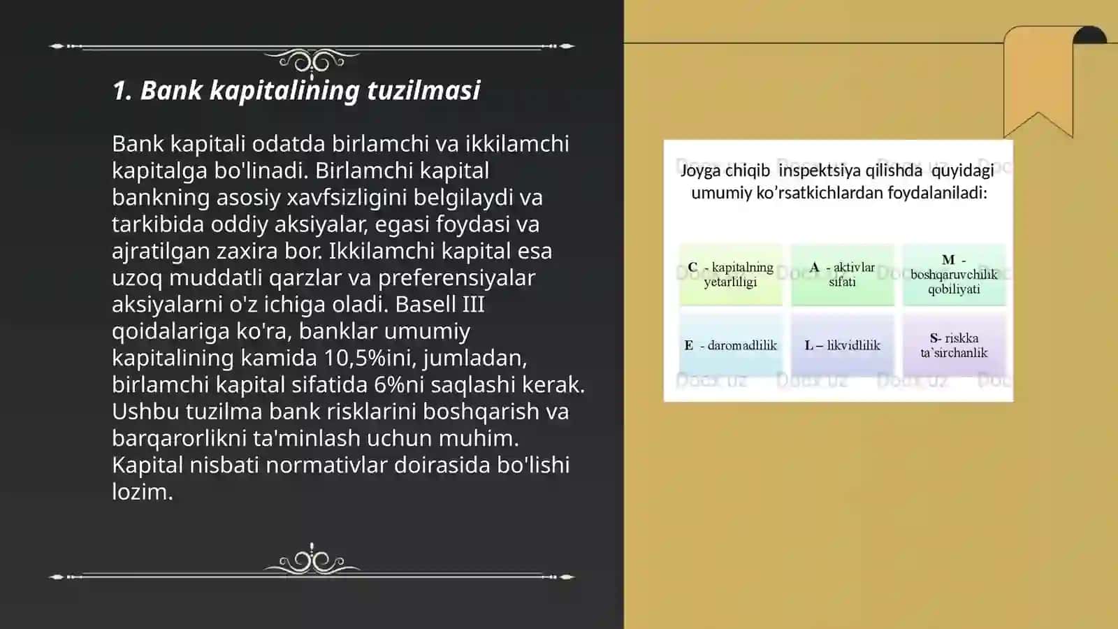 Tijorat banklari regulyativ kapitalning yetarliligini ta'minlash yo'llari 3