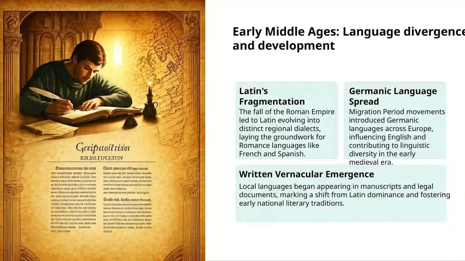 Evolution of Romance and Germanic Languages 3