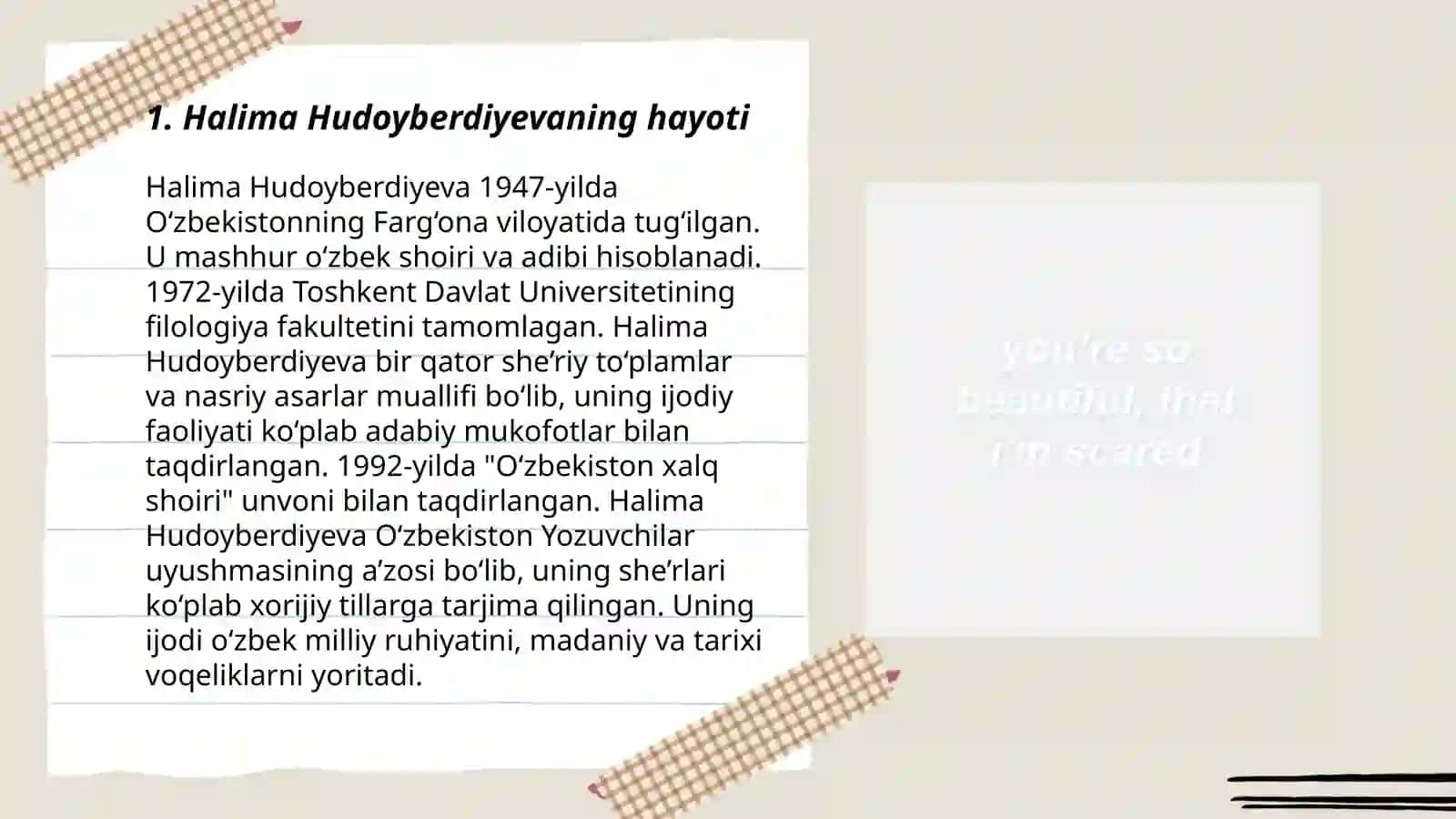 Dorilomon kunlar keldi, Uyg'on she'rlari tahlili 3