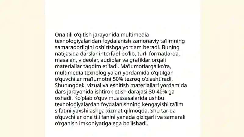 Ona tili oʻqitishda AKT dan foydalanish mazmuni va imkoniyatlari 3