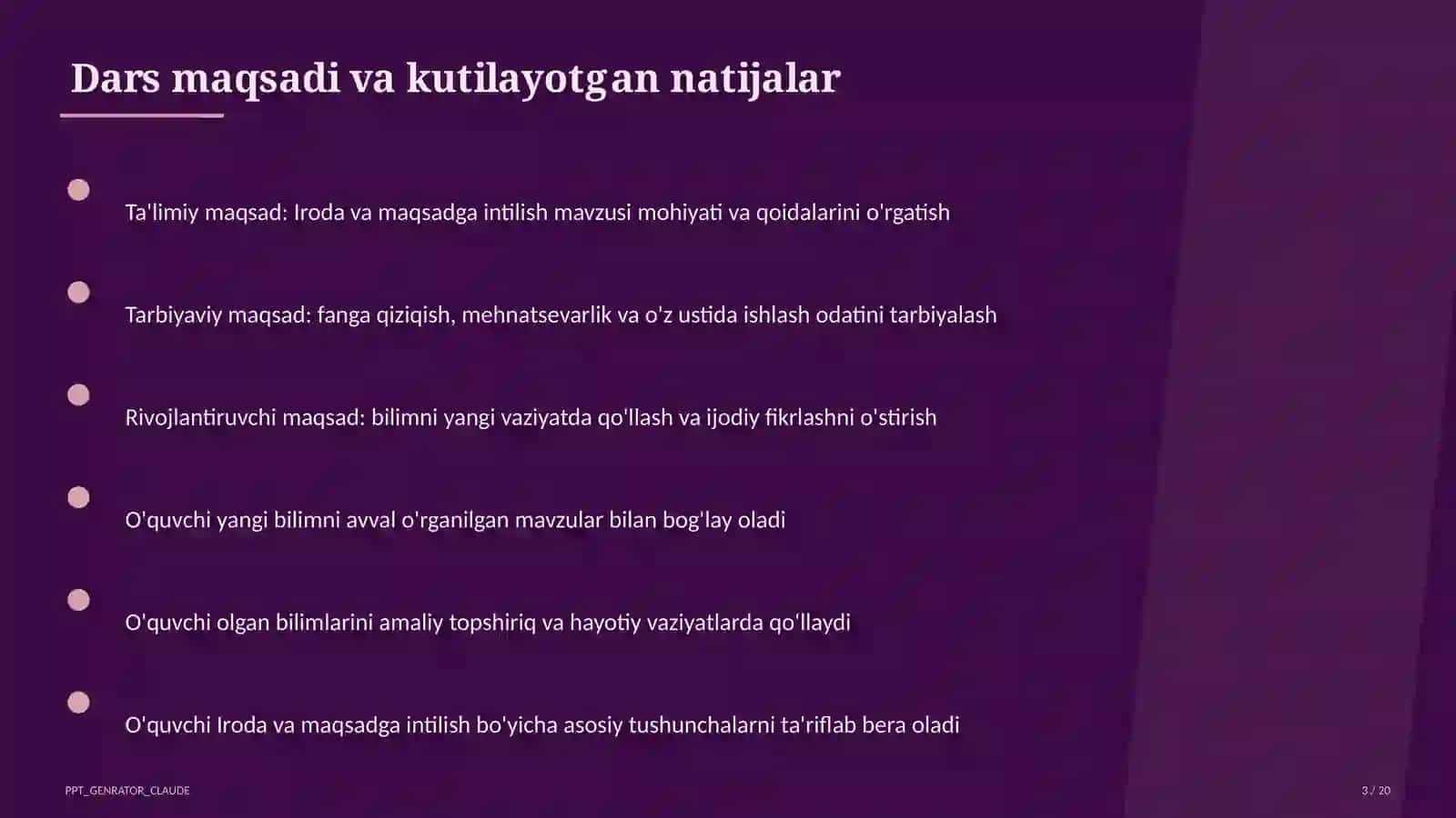 Iroda va maqsadga intilish (9-sinf) 3