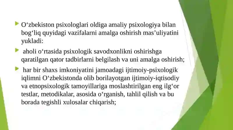 PSIXOLOGFAOLIYATINI NAZORAT QILUVCHI AXLOQIY ME’YORLARI VA ETIK TAMOYILLAR 3