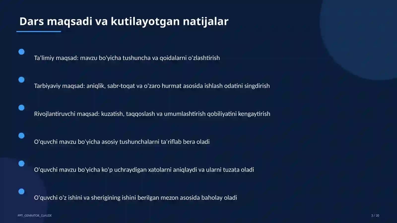 Fitnes va mustaqil mashg'ulot rejasi (11-sinf) 3