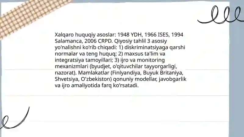 Inklyuziv tarbiya siyosati va amaliyoti qiyosiy oʻrganish 3
