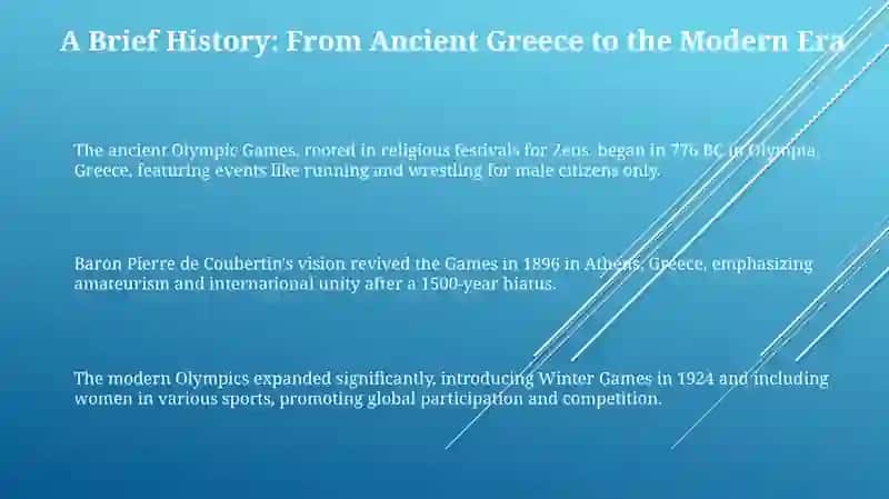 The Olympic games 3