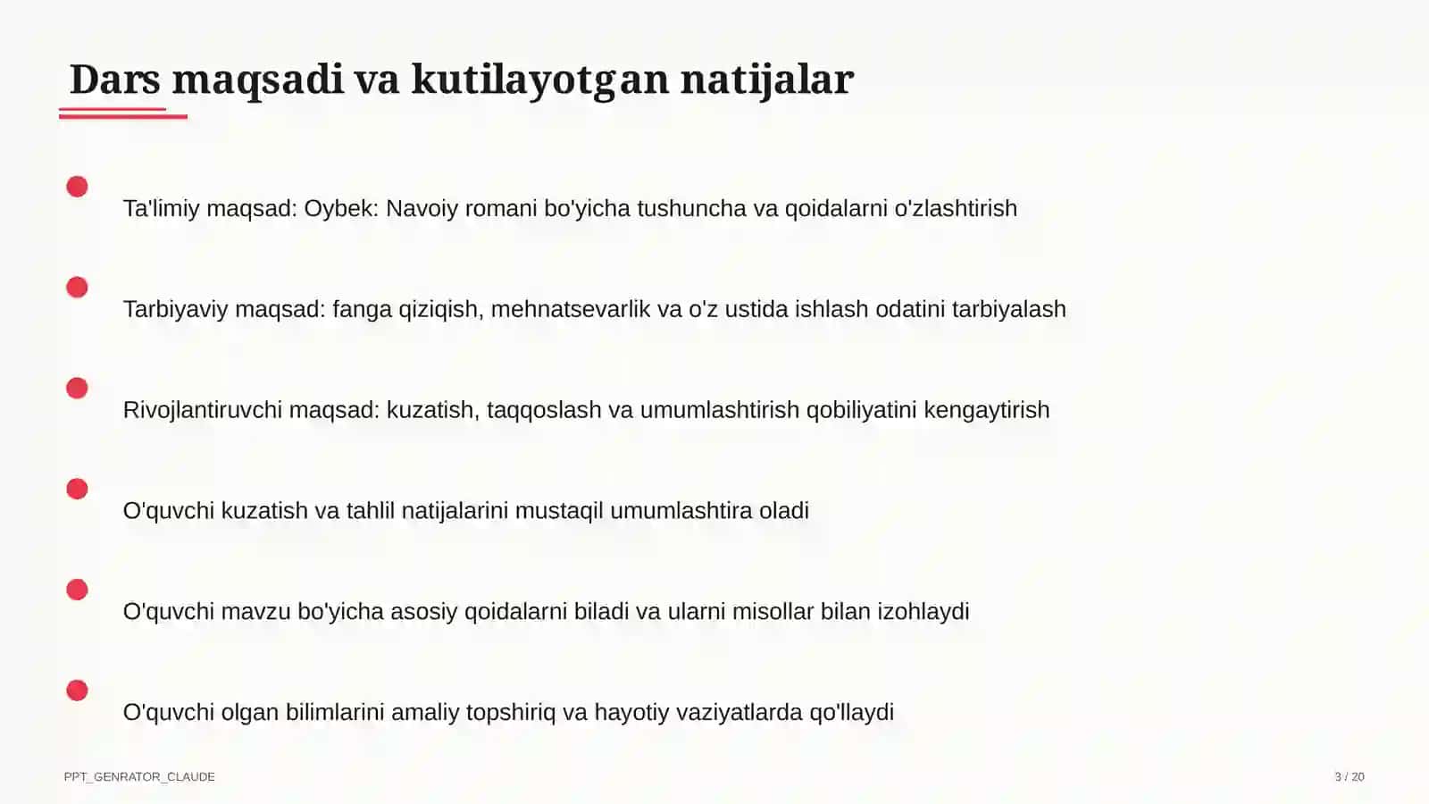 Oybek: Navoiy romani (10-sinf) 3