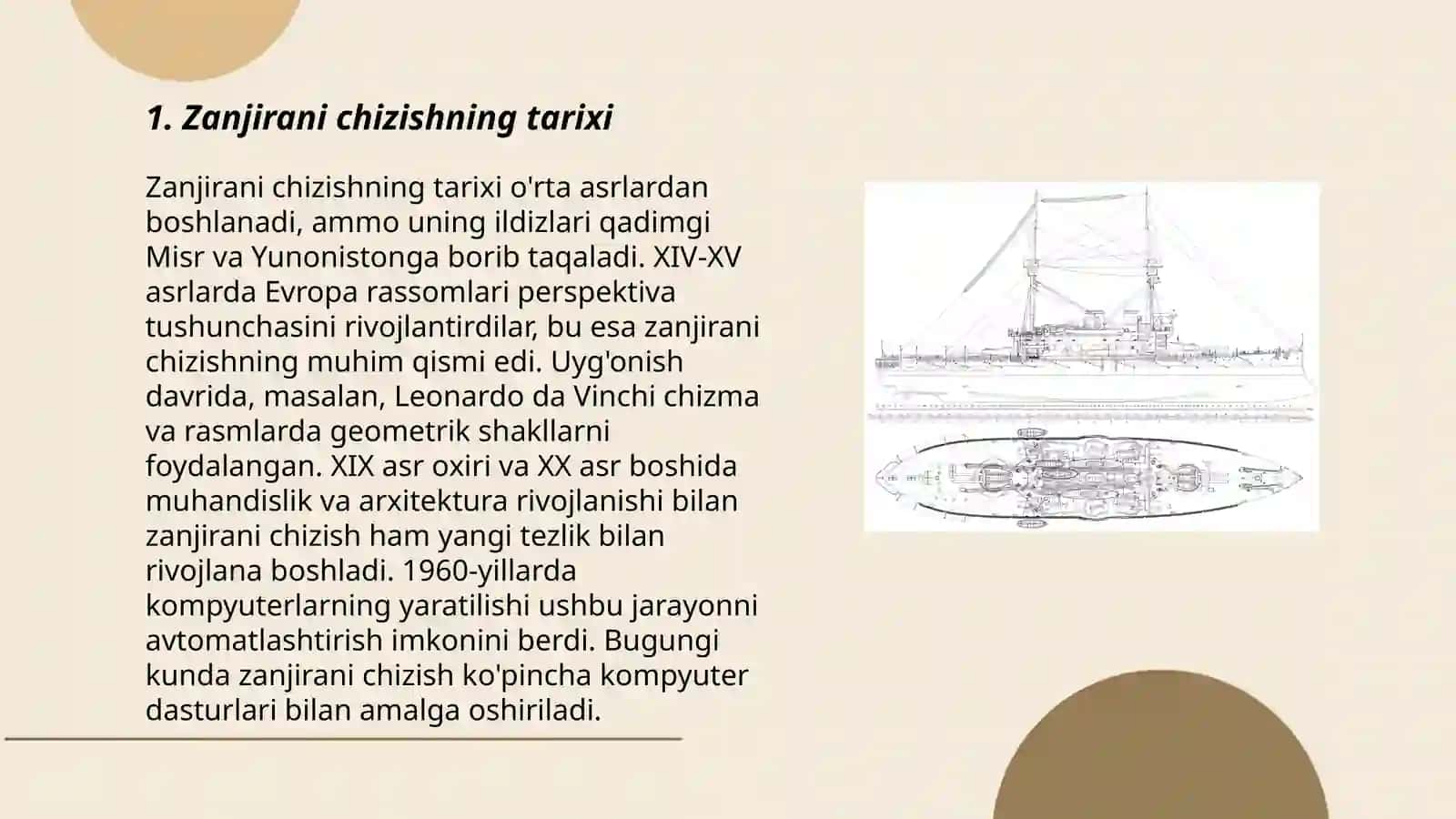 Zanjirani chizish va uni ōyish 3