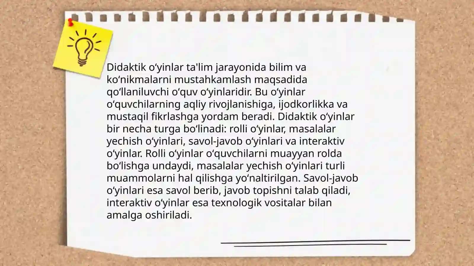 Didaktik oʻyinlarning qoʻllash va ularning karrekasion ahamiyati 3