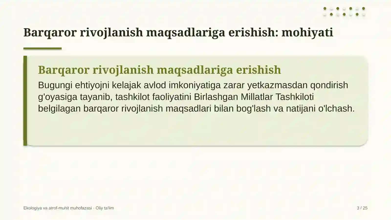 sanoatda barqaror rivojlanish maqsadlariga erishish 6664 3
