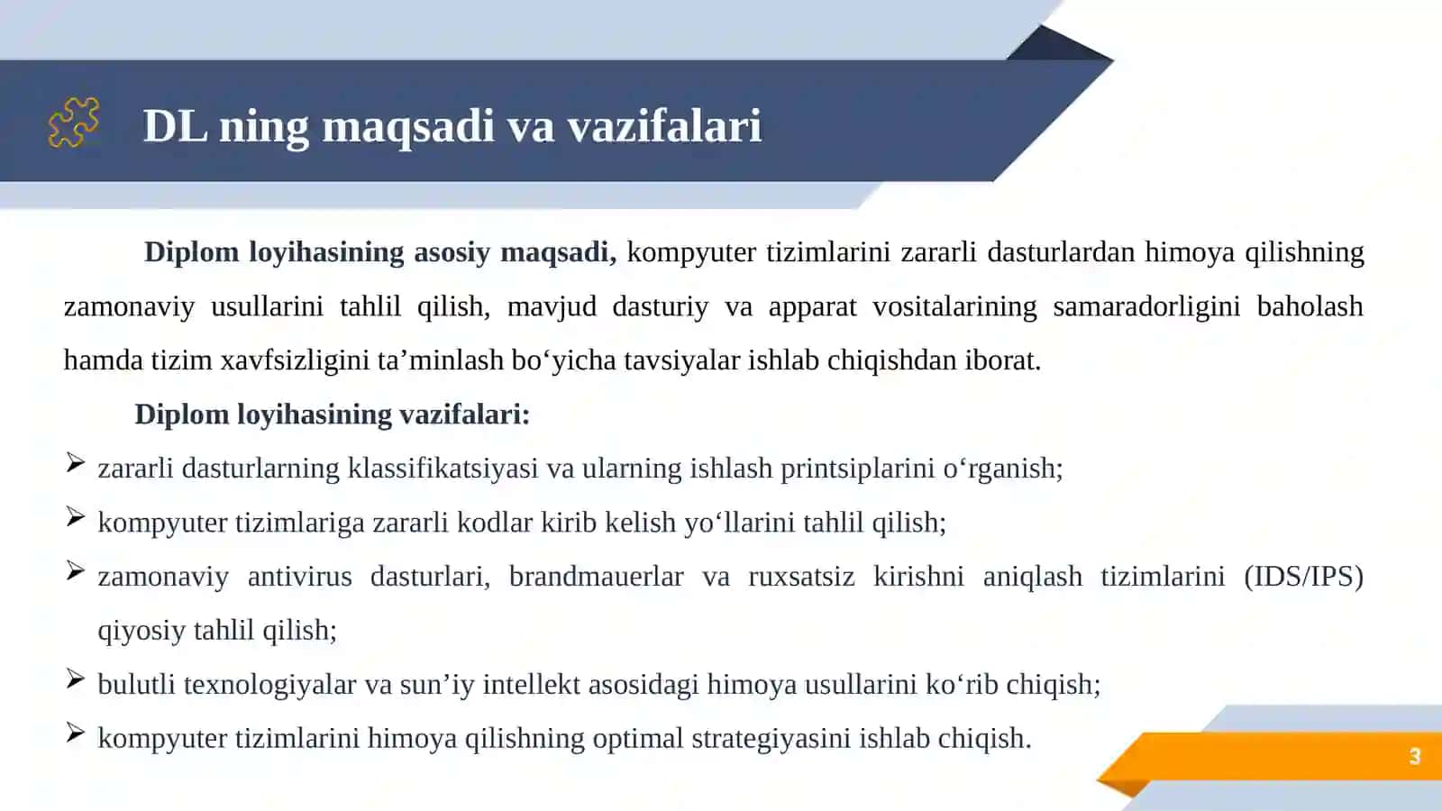 Kompyuter tizimlarini zararli dasturlardan himoya qilish usul va vositalari tahlili 3