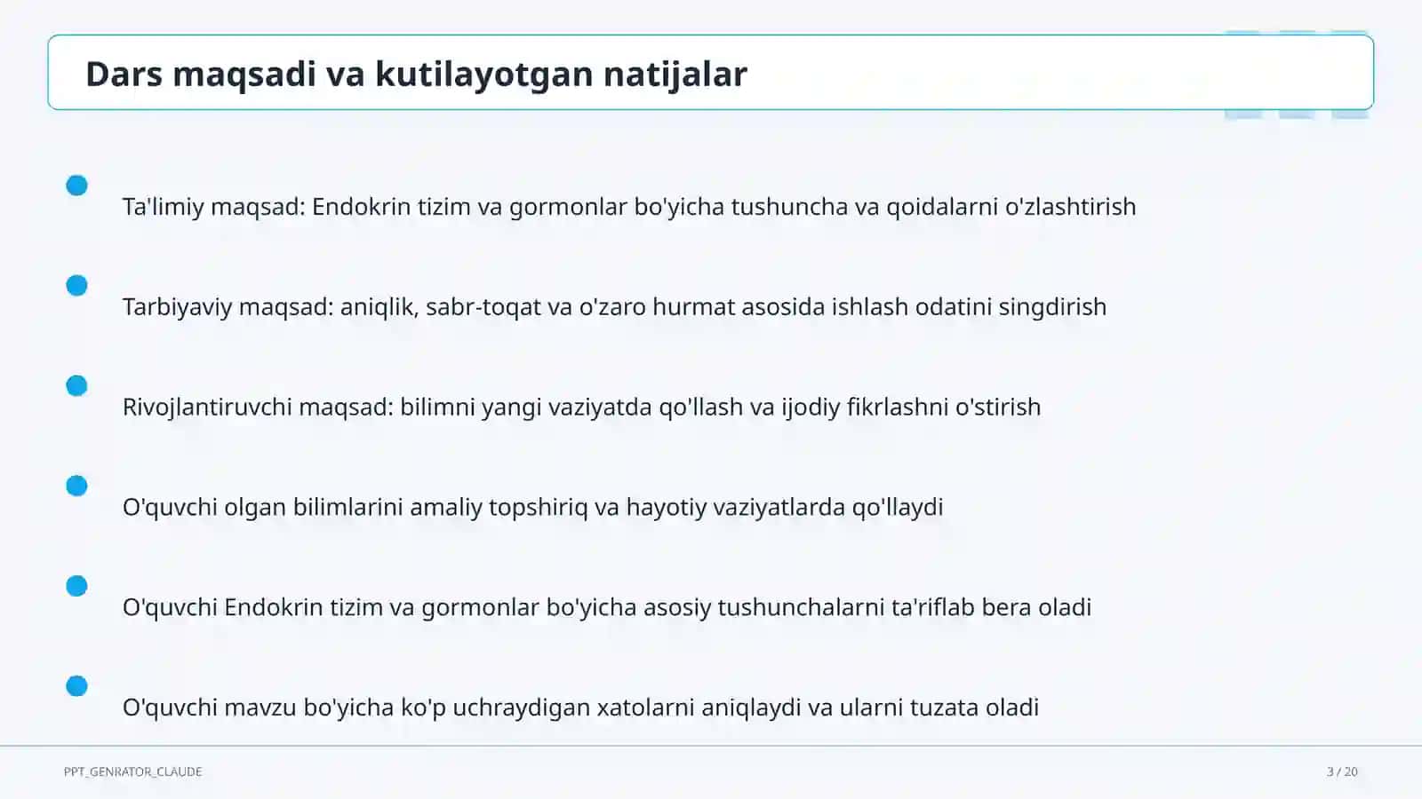 Endokrin tizim va gormonlar (8-sinf) 3