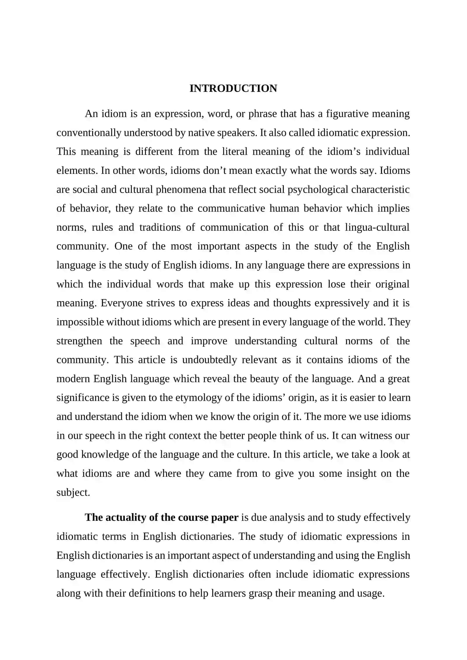 Ingliz lug’atlarida idiomatik iboralarni o’rganish 3