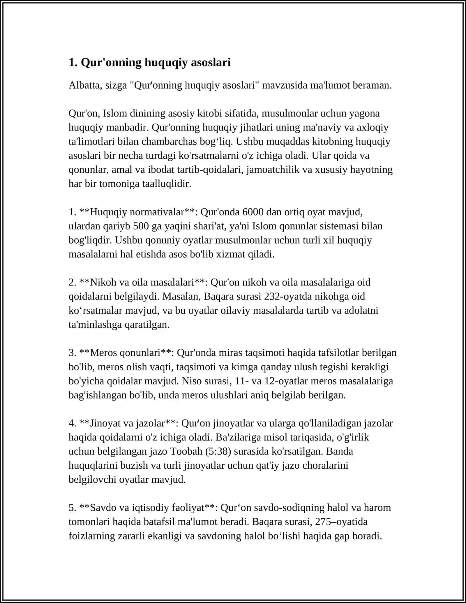 ISLOM HUQUQI MANBALARI VA TURLARI 3