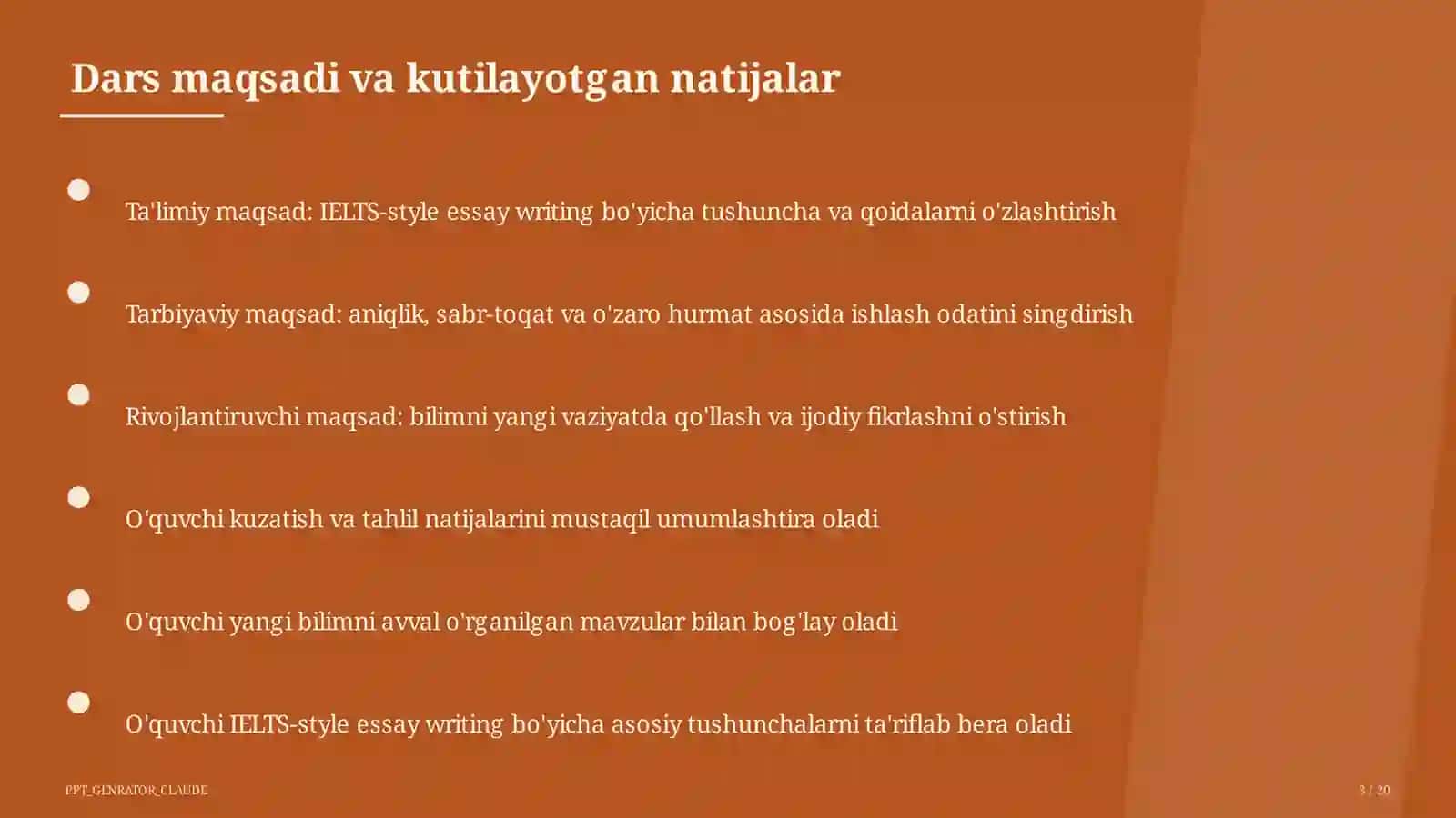 IELTS-style essay writing (11-sinf) 3