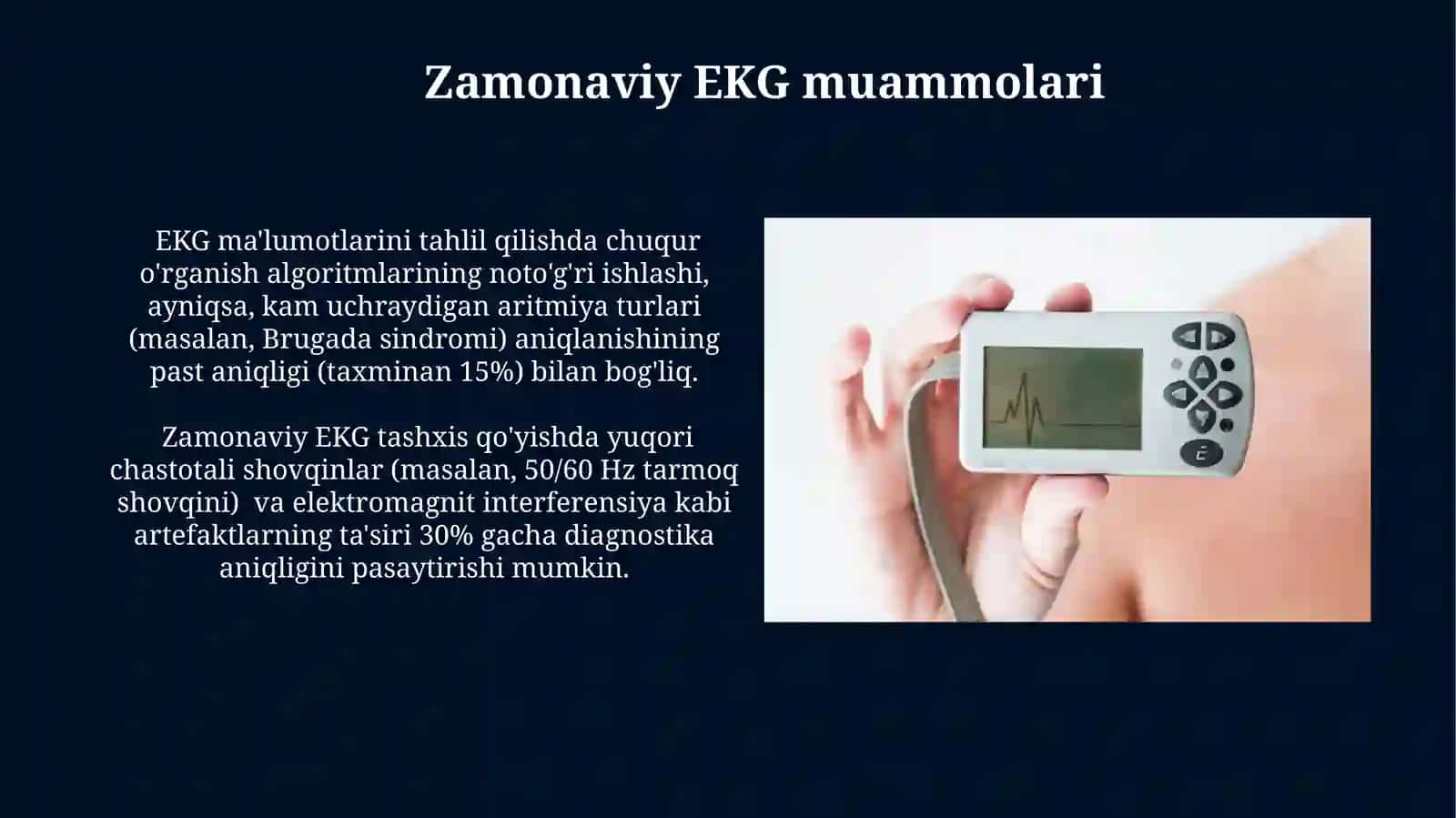Zamonaviy EKG muammolari 3