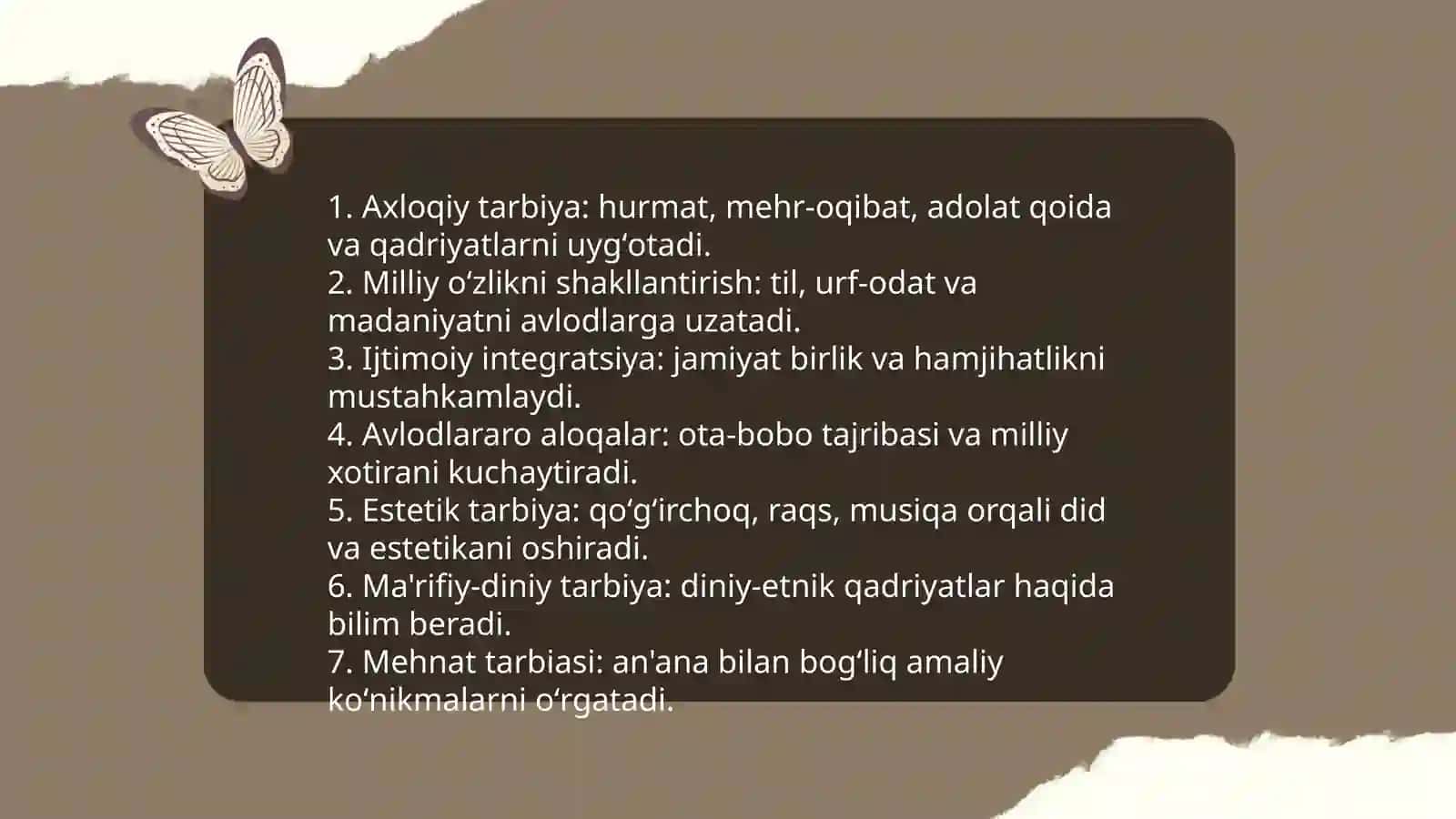Xalq pedagogikasiga bayramlarning tarbiya vositasi sifatidagi oʻrni 3