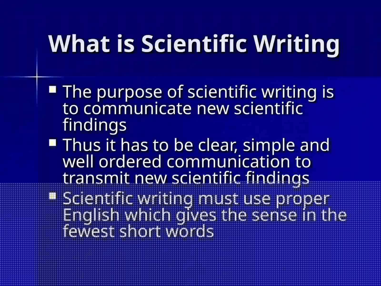 How to write a scientific paper 3