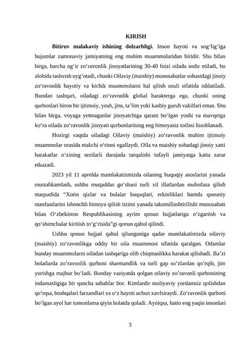 ОILАVIY (MАISHIY) ZО‘RАVОNLIK JINОYАTLАRINI TERGОV QILISH USLUBIYОTI 3