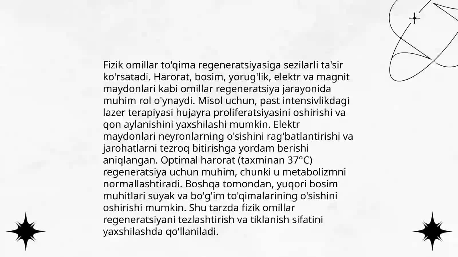 Tirik organizm to'qima va hujayralariga fizik omillarning taʼsiri 3