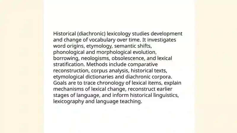 Types of Lexicology 3