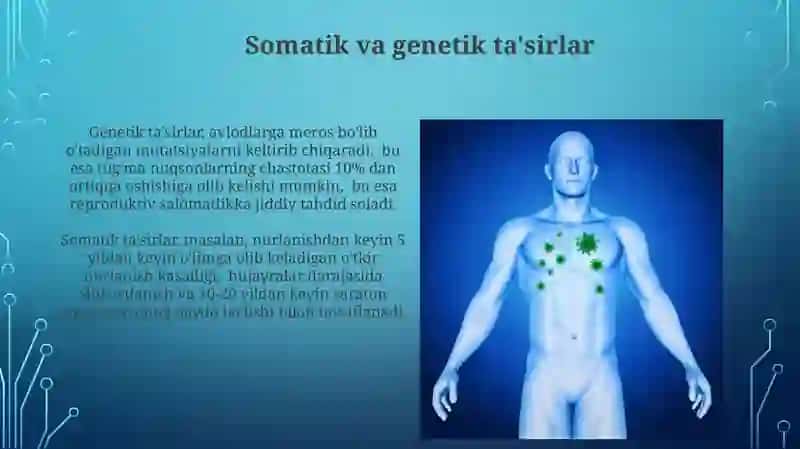 Radioaktivlik. Ionlashtiruvchi nurlanishning organizmga ta’siri 3