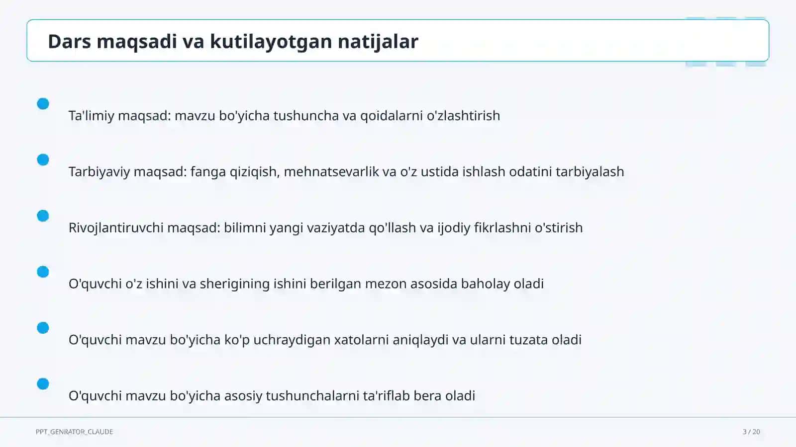 Sinf rahbarining yillik ish rejasi 3