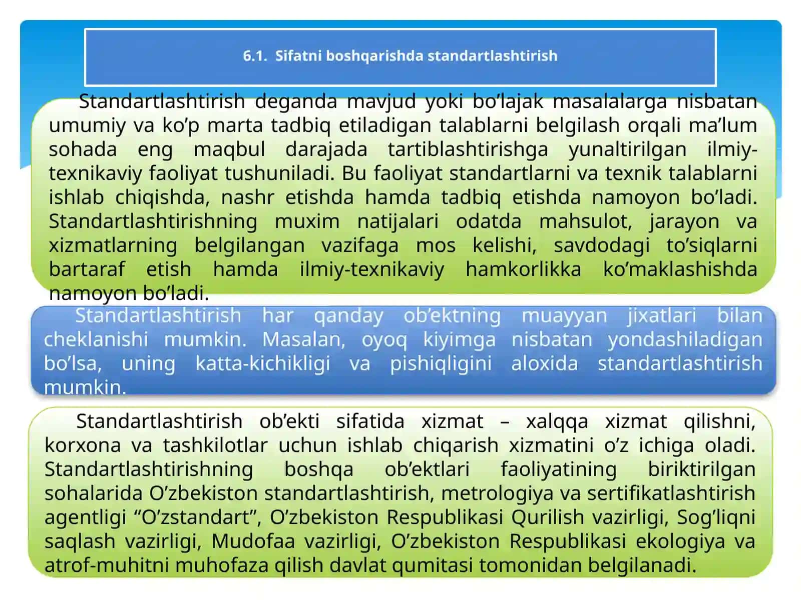 Standartlashtirish va mahsulot sifati 3