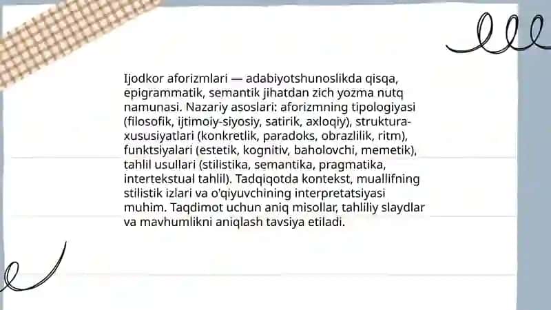 Ijodkor Aforizmlari 3