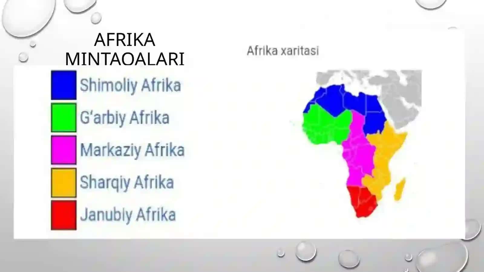 Afrika turistik mintaqalari 3