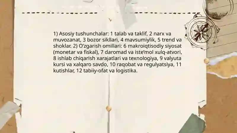 Tovarlar Bozori Konyunkturasi 3