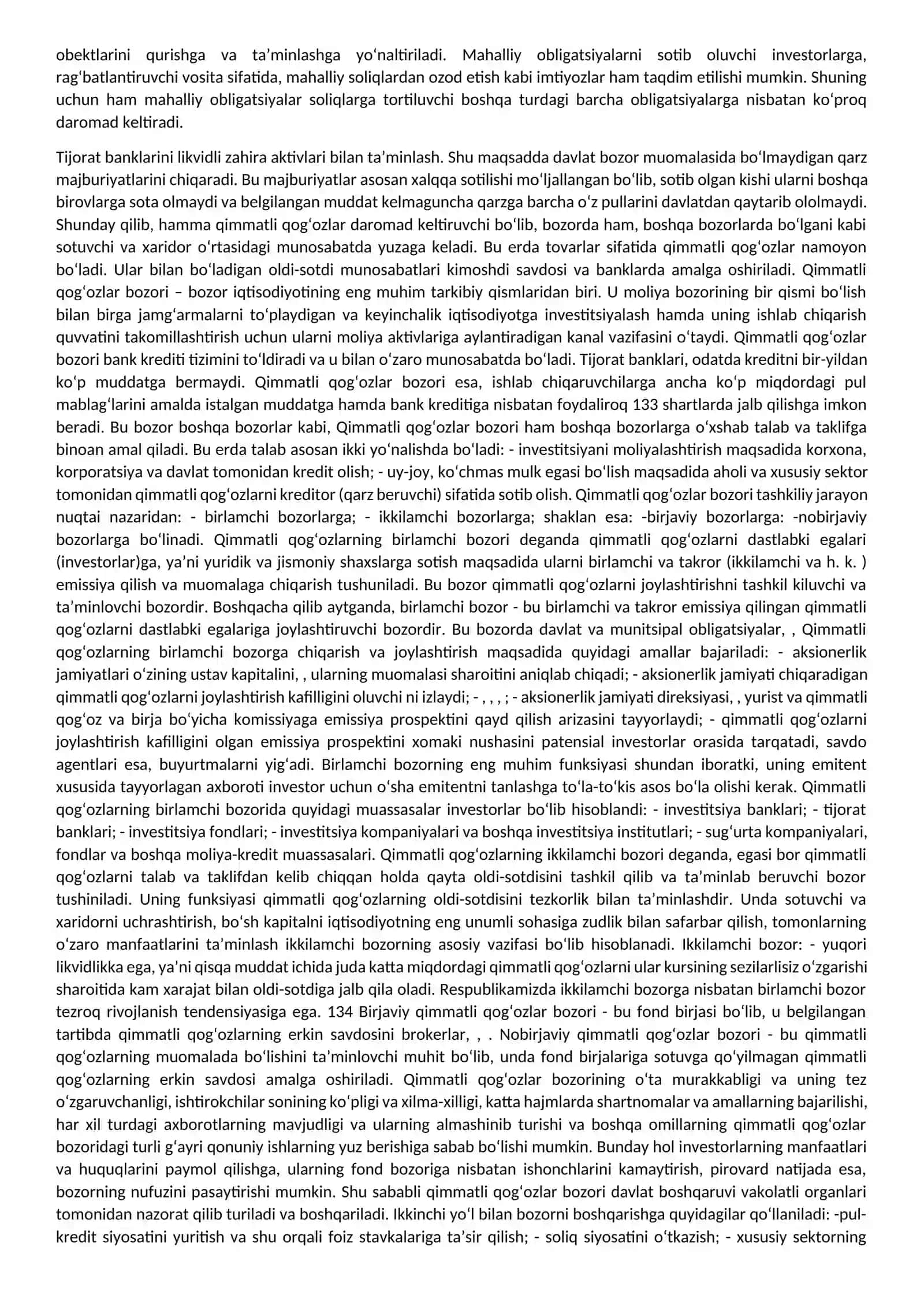 MOLIYA BOZORI VA INSTRUMENTLARI 3